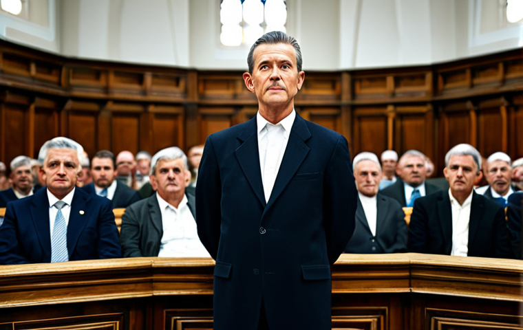 A professional male auctioneer in his late 40s, wearing a modest, dark business suit and a crisp white shirt, stands confidently at a polished wooden rostrum in a grand, traditional auction hall. He holds a gavel poised, his eyes keenly focused on the bidders. The background features a blurred audience, elegantly dressed, and a prominent display of classic art pieces and antique furniture under soft, professional lighting. The atmosphere is one of focused anticipation and high-stakes professionalism. perfect anatomy, correct proportions, natural pose, well-formed hands, proper finger count, natural body proportions, safe for work, appropriate content, fully clothed, professional, modest, family-friendly.