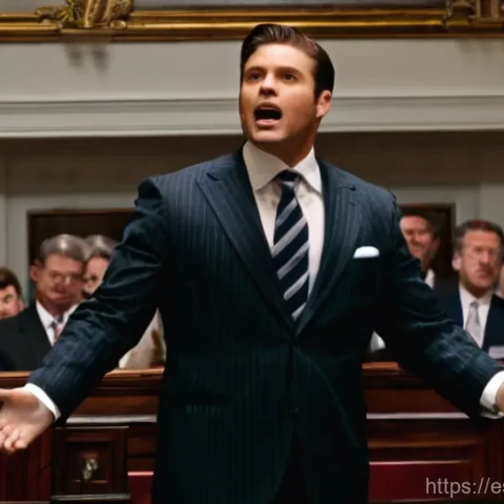 경매사 실기 시험 모의 문제 - **Prompt 1: The Charismatic Auctioneer**
    "A confident and charismatic male auctioneer, in his 40...