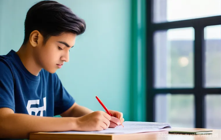 경매사 시험 대비를 위한 기출문제 활용법 - **Prompt 2: Deciphering Exam Psychology**
    A thoughtful young professional, gender-neutral, appro...